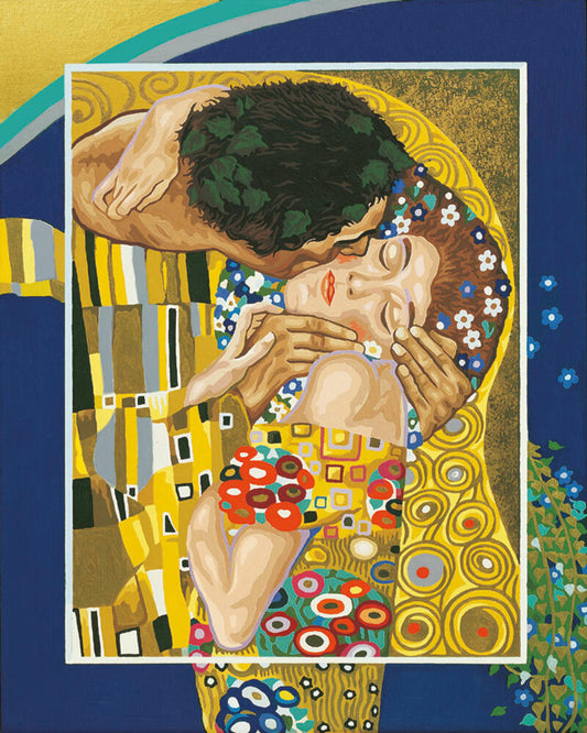 Schipper Painting by Numbers The Kiss, MNZ, Painting, Gustav Klimt, Museum Collection, 40 x 50 cm, 609130301