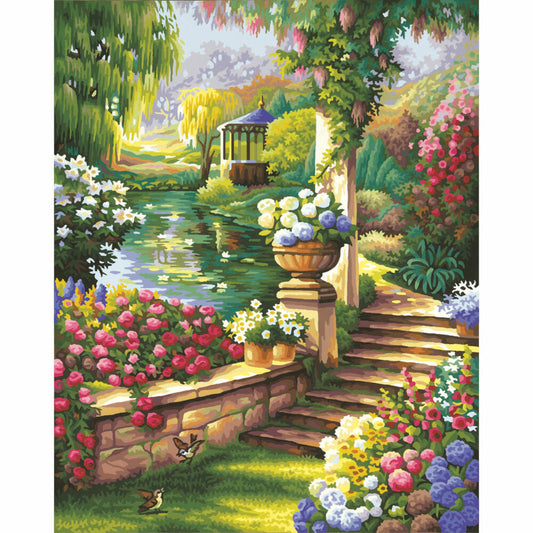Schipper Painting by Numbers Garden Paradise, MNZ, Painting, Painting Set, Master Class, 40 x 50 cm, 609130379