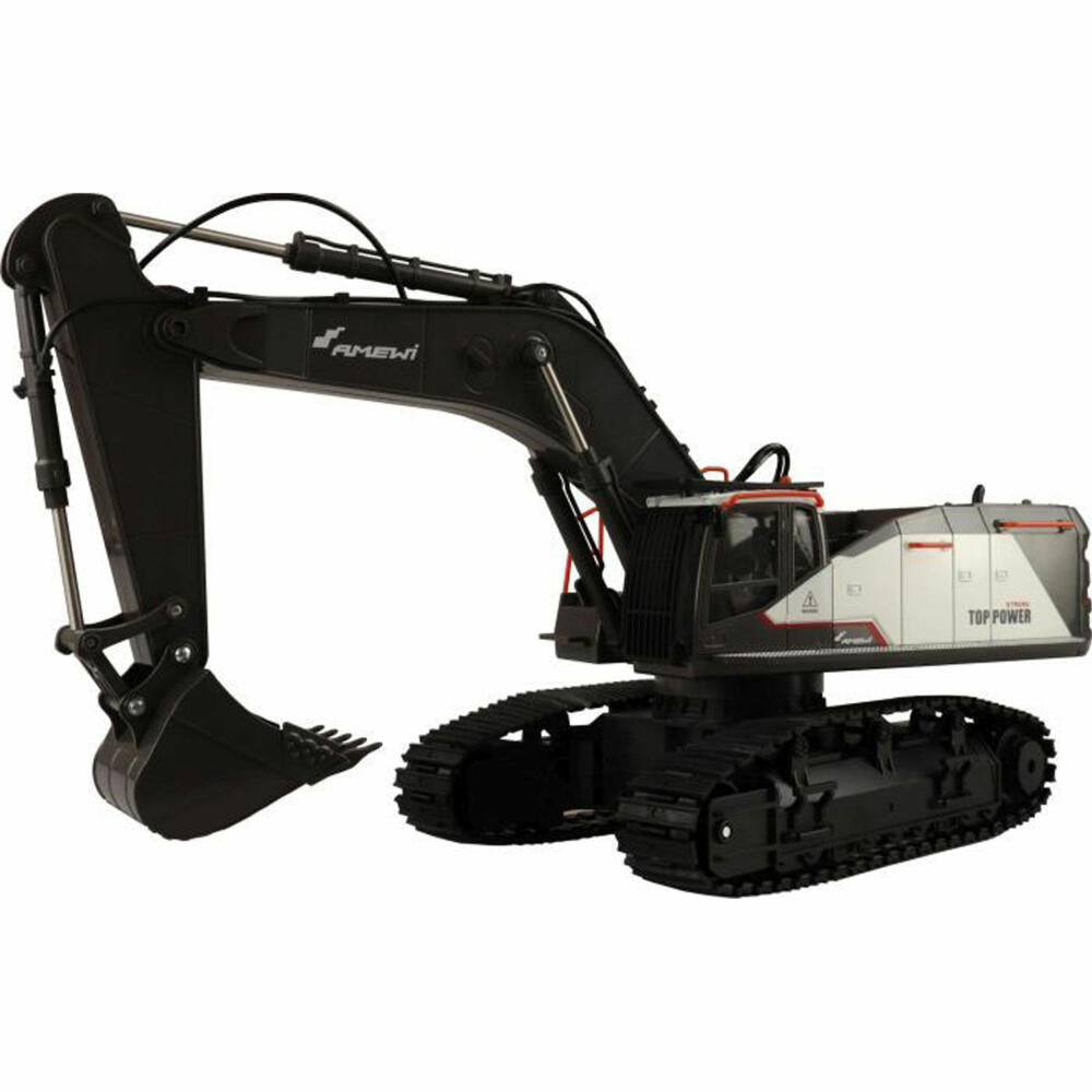 AMEWI Crawler Excavator ACV730 Plastic 1:14 2.4GHz RTR white