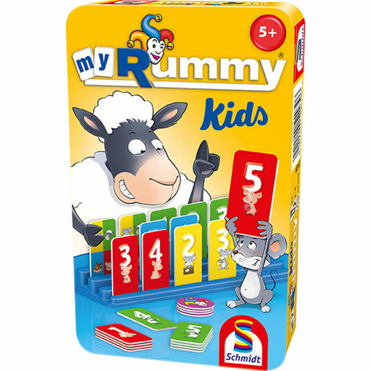 Schmidt Spiele MyRummy Kids, Bring-Me-With Game, Classic Game, Children's Game, Children, 51439
