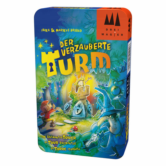 Drei Magier Spiele Brand Der verzauberte Turm, Brettspiel, Gesellschaftsspiel, Für 2 Spieler, Ab 5 Jahren, 51400