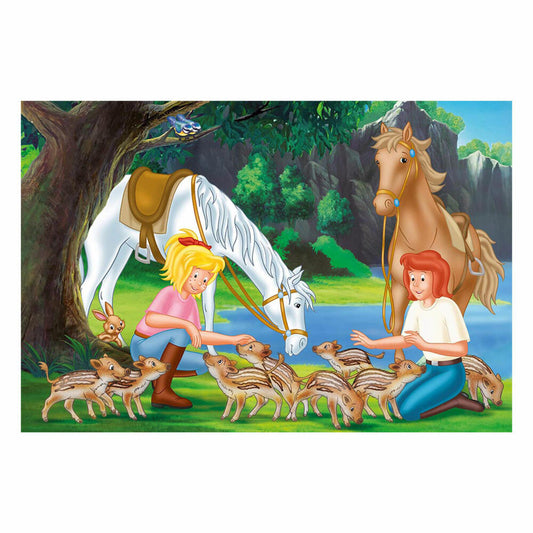 Schmidt Spiele Am Steinbruch, 150 Teile, Kinderpuzzle, Bibi & Tina, Puzzle, Puzzlespiel, 56050