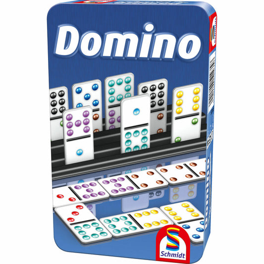 Schmidt Spiele Bring-Mich-Mit-Spiel Domino, Familienspiel, Legespiel, Reisespiel, Familien Spiel, ab 6 Jahre, 51435