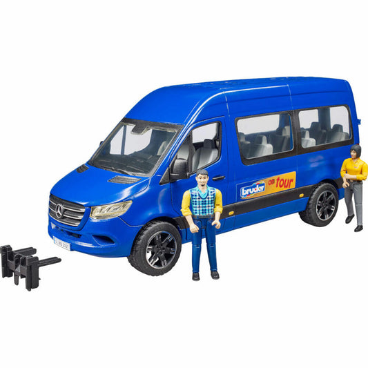 Bruder Mercedes Benz Sprinter Transfer, with 2 figures, model vehicle, model vehicle, toy, 2670