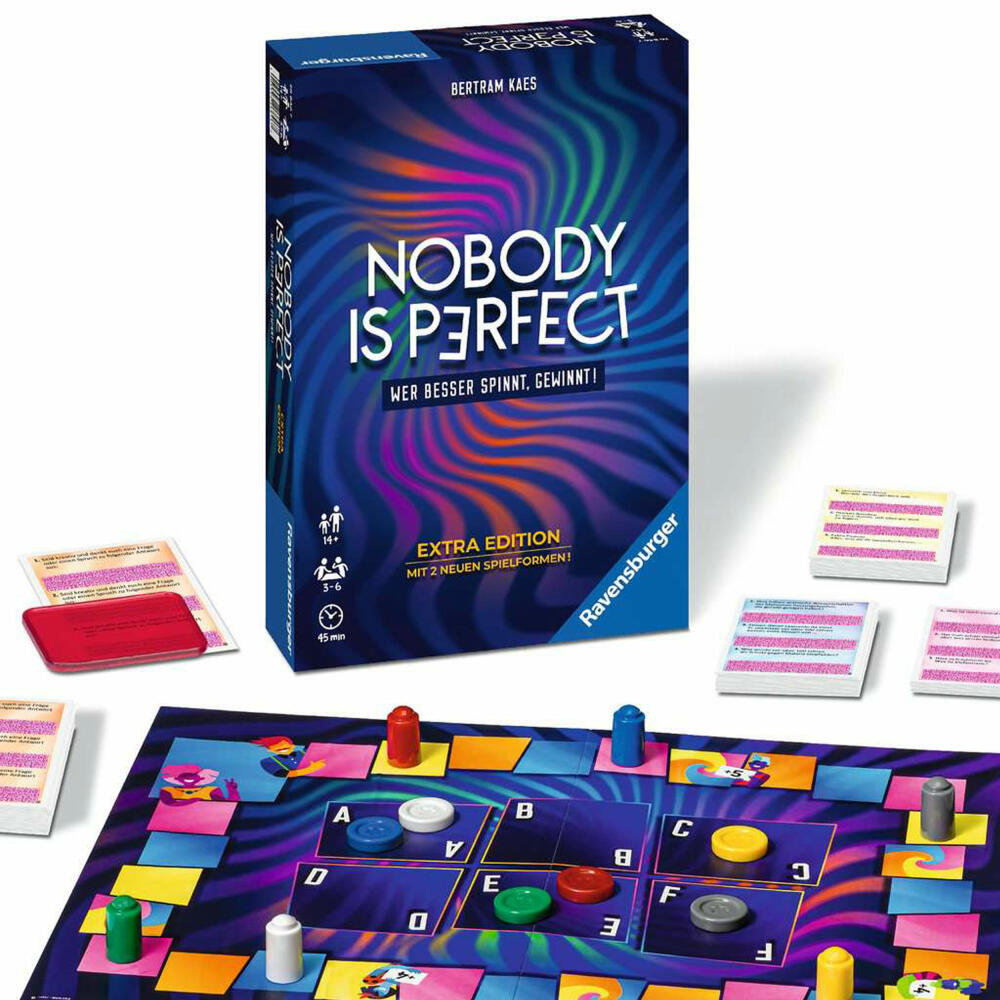 Ravensburger Spiel Nobody is Perfect Extra Edition, für Kinder ab 14 Jahren, 26846