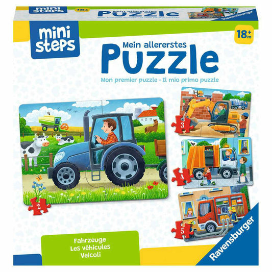 Ravensburger Kinderpuzzle Mein allererstes Puzzle: Fahrzeuge, Puzzle, 04194
