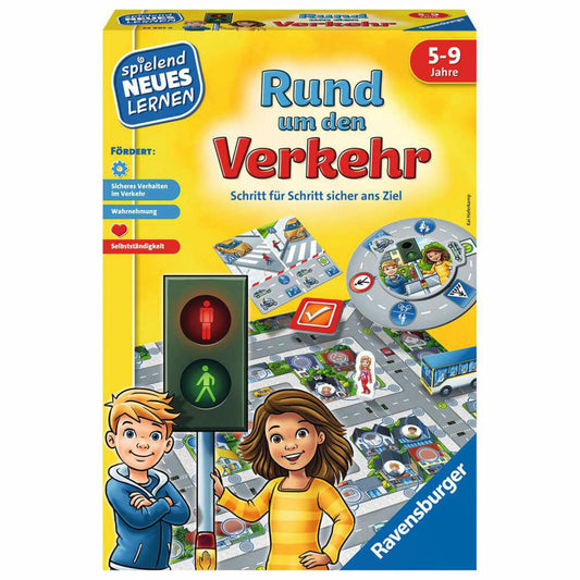Ravensburger educational game All about traffic, for children from 5 years, 24997