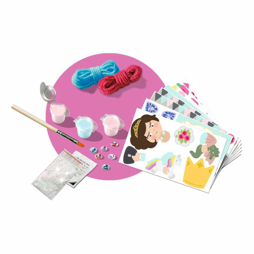 Ravensburger Bastelset Eco Create Mini Princess, DIY Bastelkasten, Kreativset, 18131
