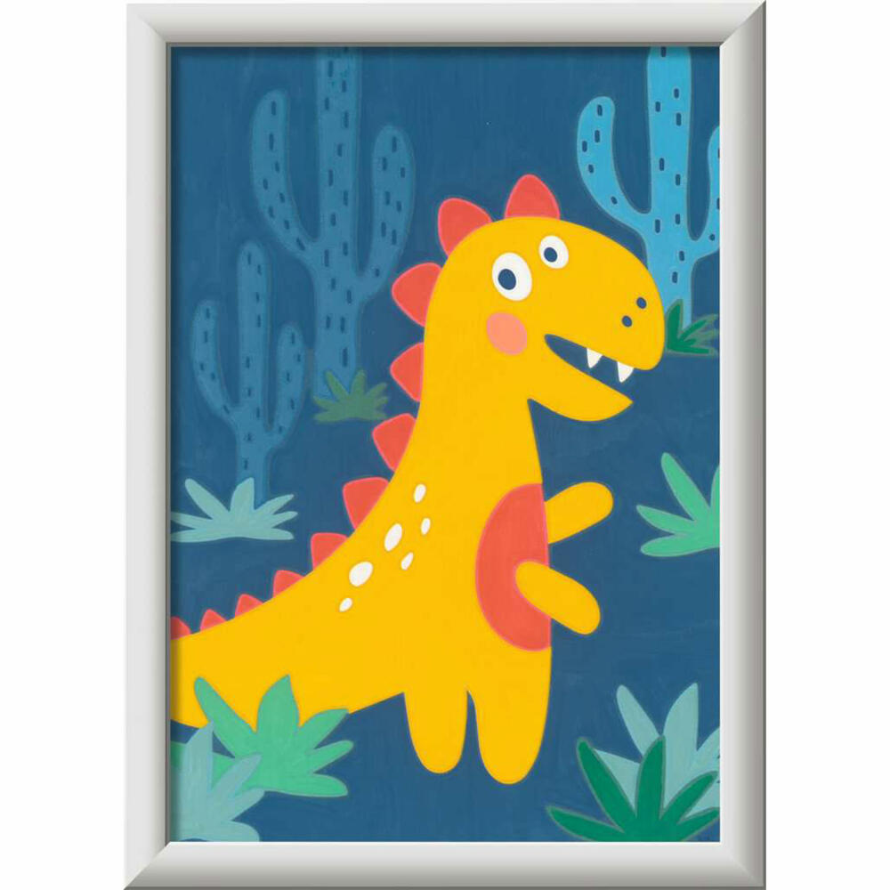 Ravensburger Malen nach Zahlen Frecher Dinosaurier, Mal-Set für Kinder, 20158