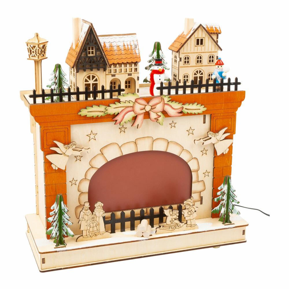 Legler fireplace lamp Winter World
