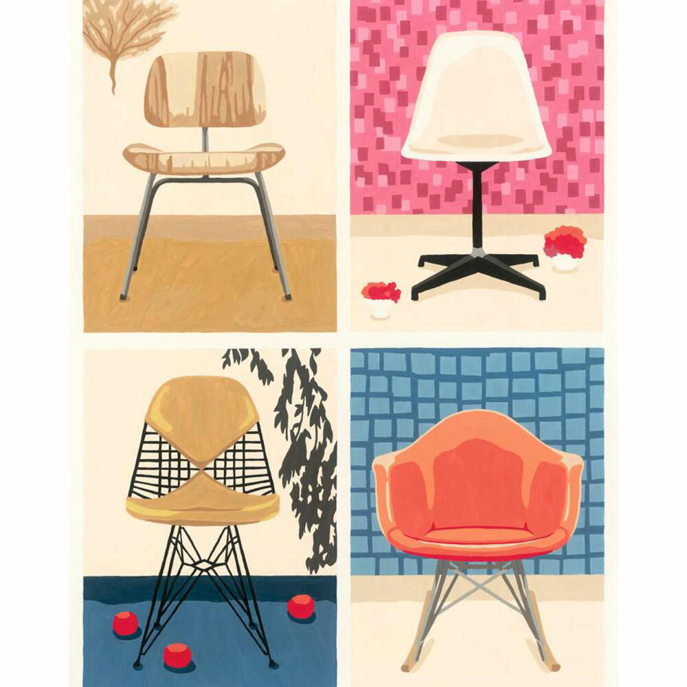 Ravensburger Malen nach Zahlen Eames Take a Seat, Mal-Set für Erwachsene, 20153
