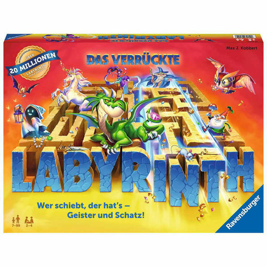 Ravensburger game The Crazy Labyrinth, for children from 7 years, 26955