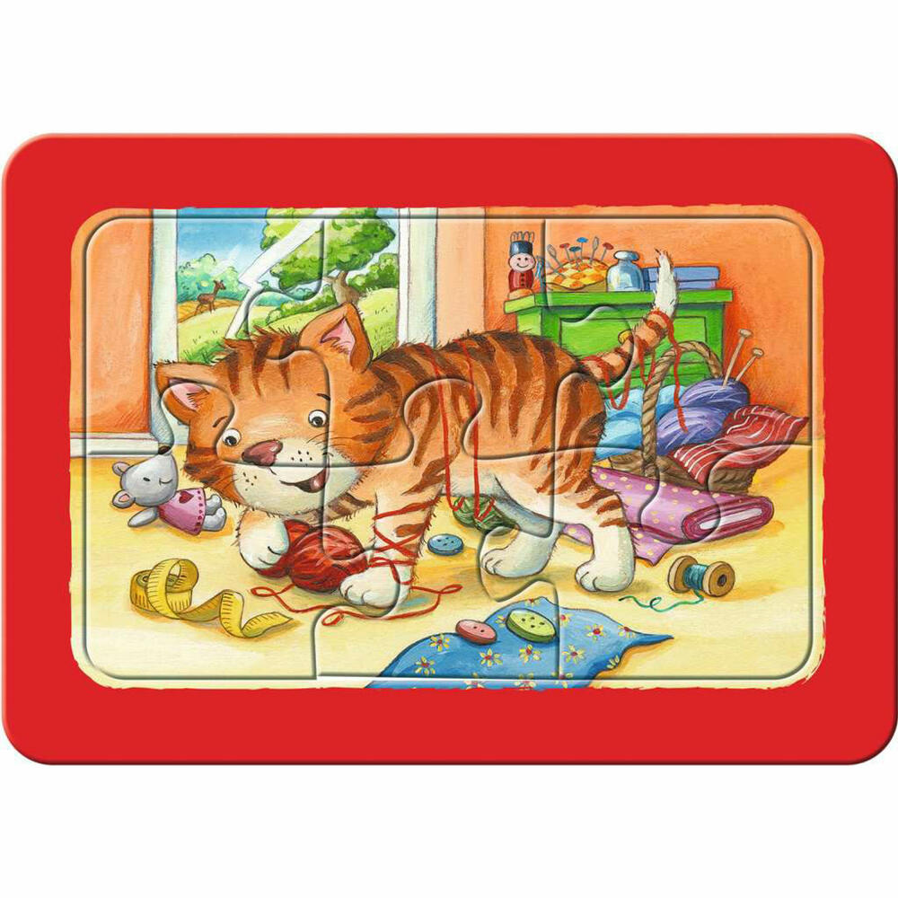 Ravensburger Kinderpuzzle Meine Tierfreunde, Puzzle, 6 Teile, 07062