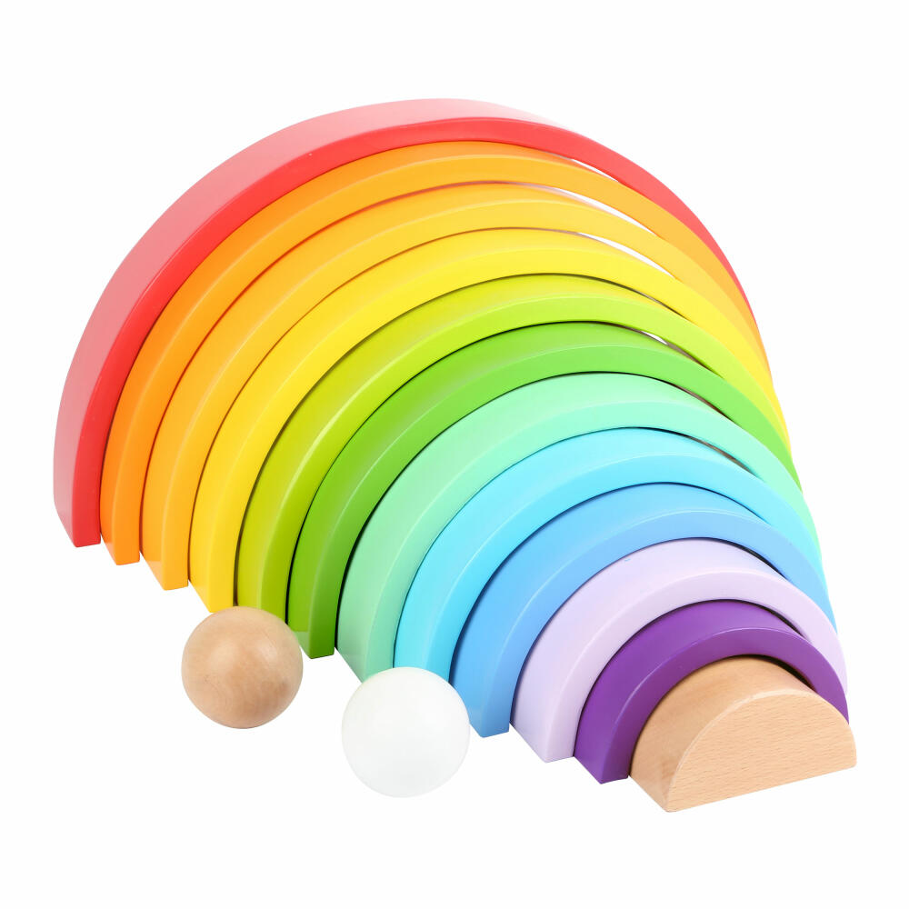 Legler wooden building blocks Rainbow XL