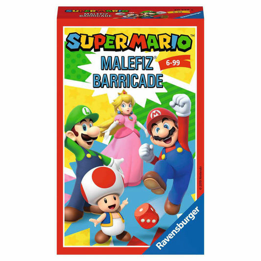 Ravensburger Reisespiel Super Mario! Malefiz, für Kinder ab 6 Jahren, 20529