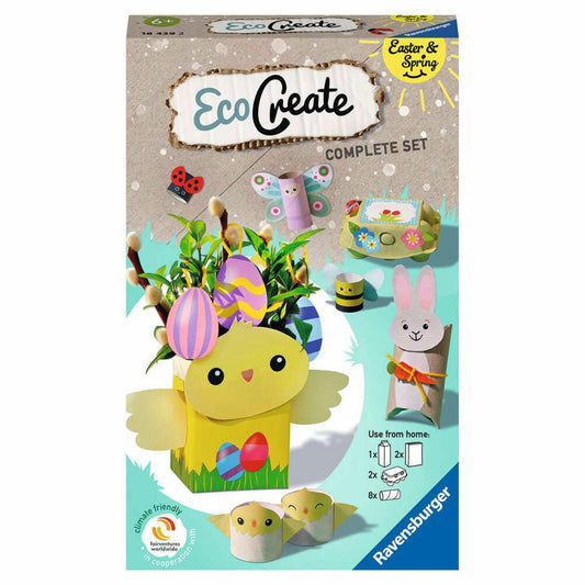 Ravensburger Bastelset Eco Create Mini Spring Time, Kreativset, 18439