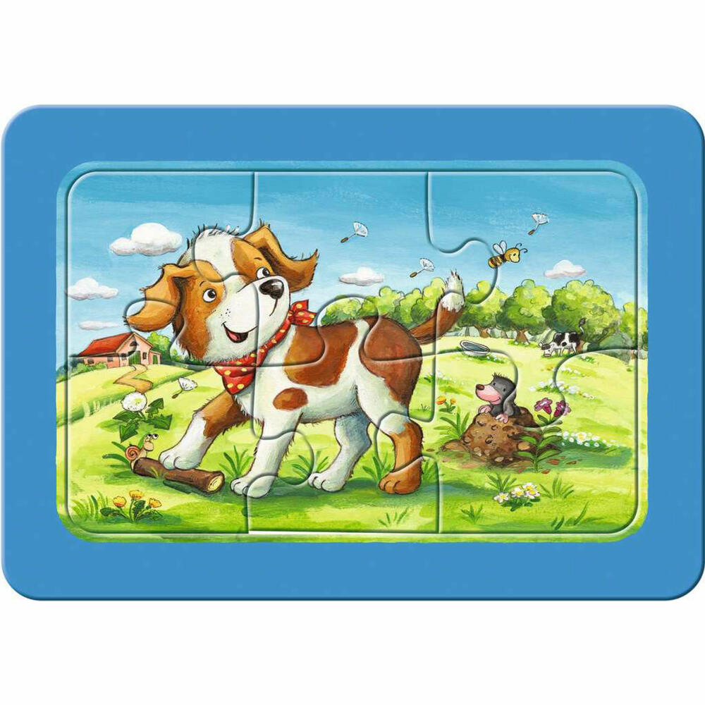 Ravensburger Kinderpuzzle Meine Tierfreunde, Puzzle, 6 Teile, 07062