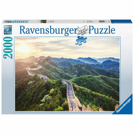 Ravensburger Puzzle Chinesische Mauer im Sonnenlicht, Erwachsenenpuzzle, 2000 Teile, 17114