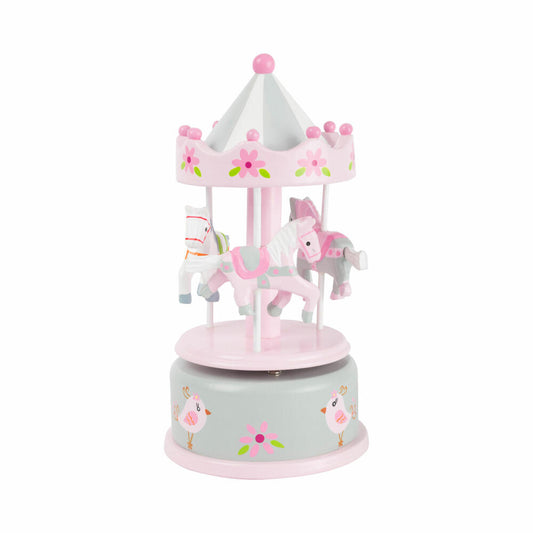 Legler small foot music box horse carousel, 11230