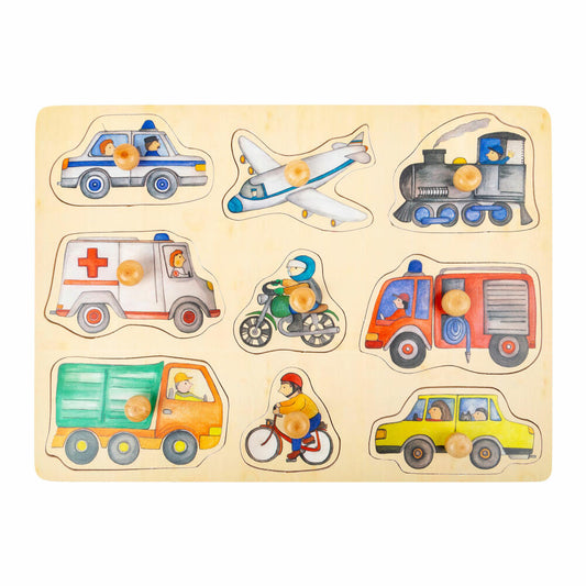 Legler Setzpuzzle Fahrzeuge der Stadt