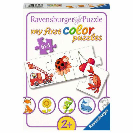 Ravensburger Kinderpuzzle Alle meine Farben, Puzzle, 6x4 Teile, 03007