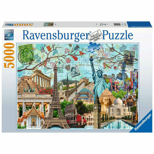 Ravensburger Puzzle Big City Collage, adult puzzle, 5000 pieces, 17118