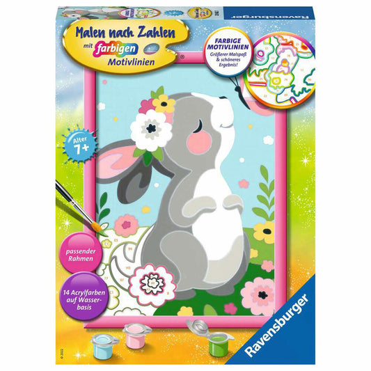 Ravensburger Malen nach Zahlen Frühlingsgrüße, Mal-Set für Kinder, 20062