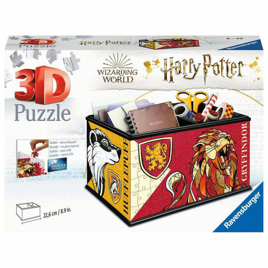 Ravensburger 3D Puzzle Storage Box - Harry Potter, three-dimensional puzzle, 216 pieces, 11258