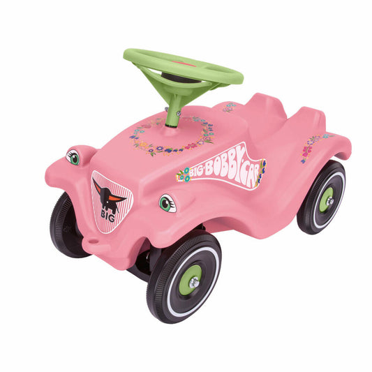 BIG Bobby Car Classic Flower, Rutschauto, Kinderauto, Kinder, Spielzeug, Auto, Rosa, 800056110