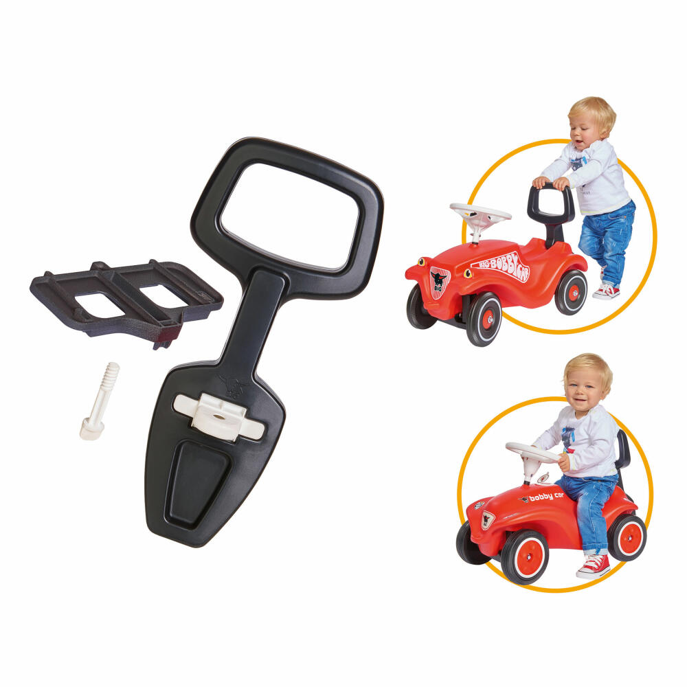 BIG Bobby-Car Walker, Rückenlehne, Lauflernhilfe, Spielzeug, Kunststoff, 20 cm, 800056445