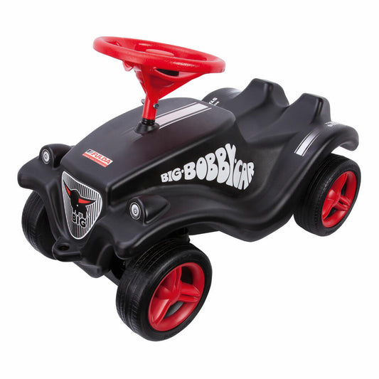 BIG Fulda Bobby-Car Classic, children's vehicle, children's car, toy, plastic, black / red, 33 cm, 800056102