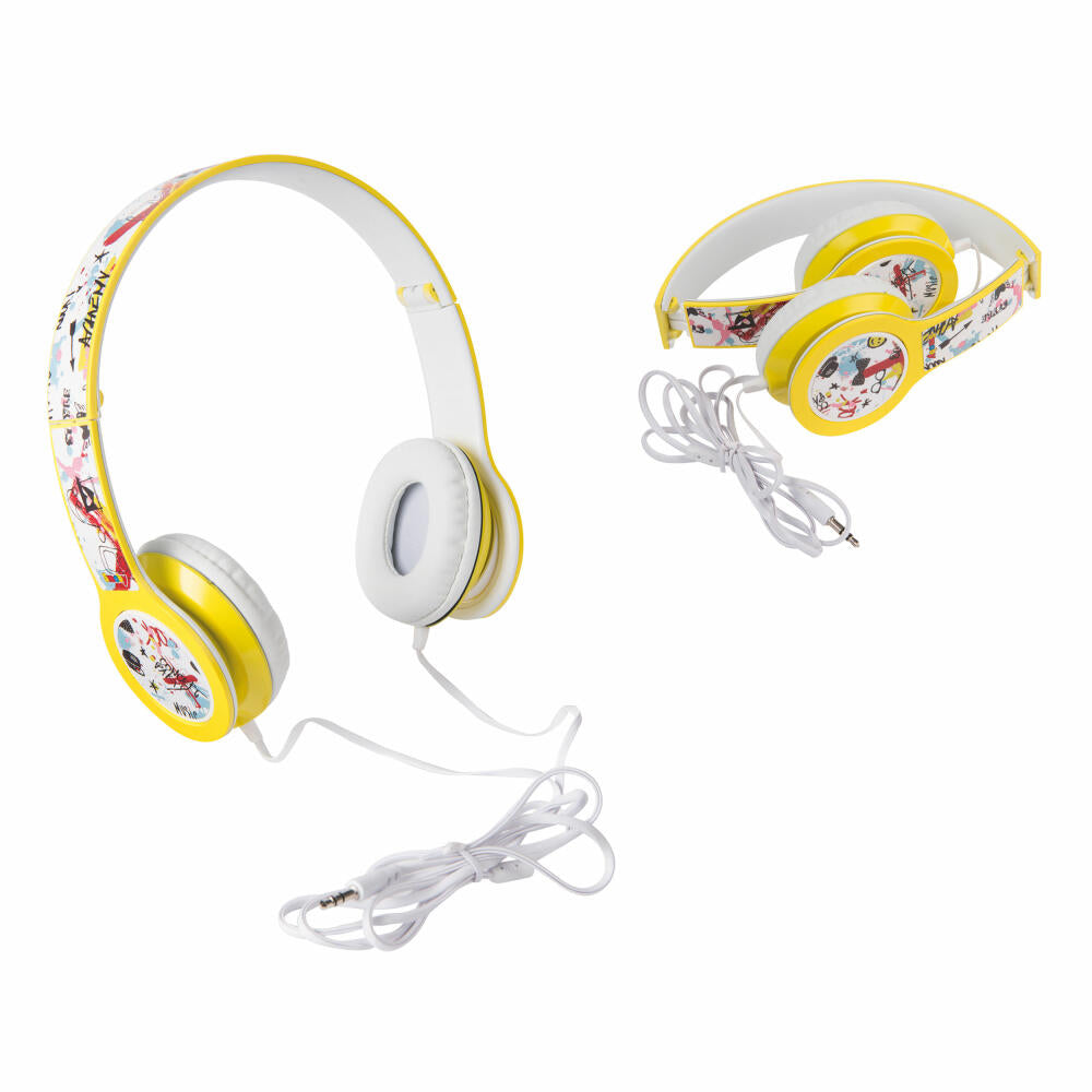 Smoby Maggie & Bianca Kopfhörer, Kompatibel mit MP3 CD Handy Tablet, Spielzeug, Kunststoff, 20.5 cm, 7600520205