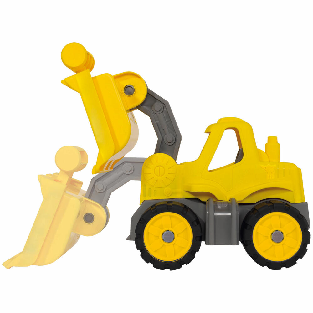 BIG Power Worker Mini Radlader, Bagger, Schaufelbagger, Kinder, Sand, Spielzeug, Auto, 800055803