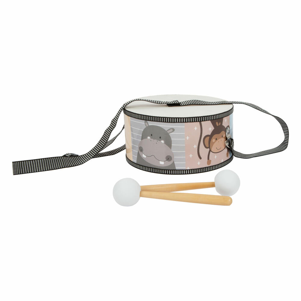 Legler Trommel Bunte Wildnis, Kinder-Instrument, Kindertrommel, Klangspielzeug, 11952