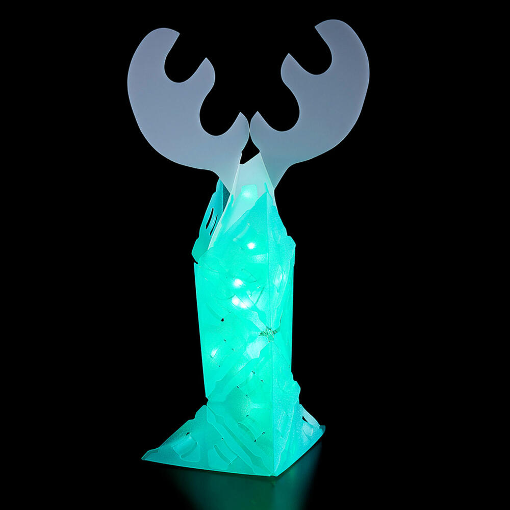 KOSMOS Creatto Elch, Bastelset, 3D-Puzzle, Nachtlicht, Leuchtfigur, Dekoration, Puzzle, 03478