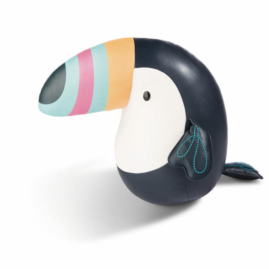 NICI cuddly toy toucan, tropical bird, colorful beak, artificial leather, colorful, 25 cm, 45167