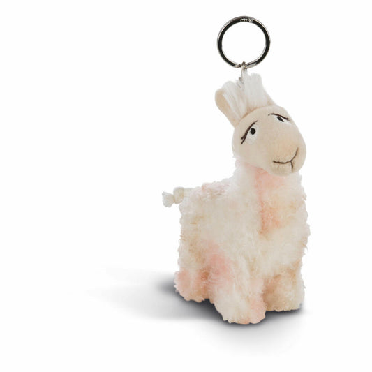 NICI Schlüsselanhänger Lama Flokatina, Anhänger, Plüsch, Polyester, Beige, 10 cm, 44390