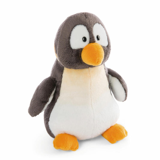 NICI Green Winter Friends Penguin Noshy Sitting, Cuddly Toy, Plush Toy, Stuffed Toy, 16 cm, 48308