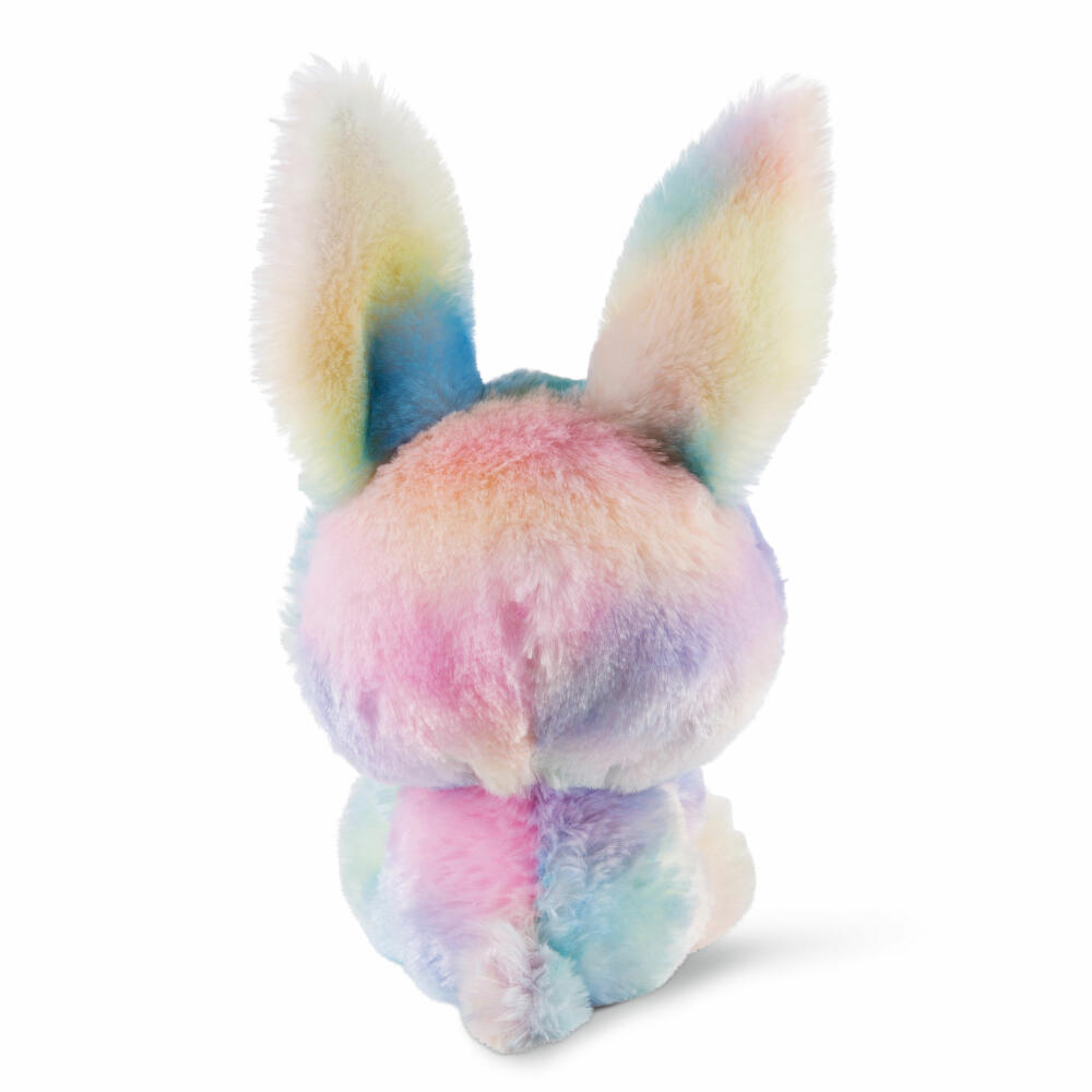 NICI Glubschis Spring Edition Bunny Rainbow Candy Dangling, Cuddly Toy, Plush Toy, Stuffed Toy, 15 cm, 45561