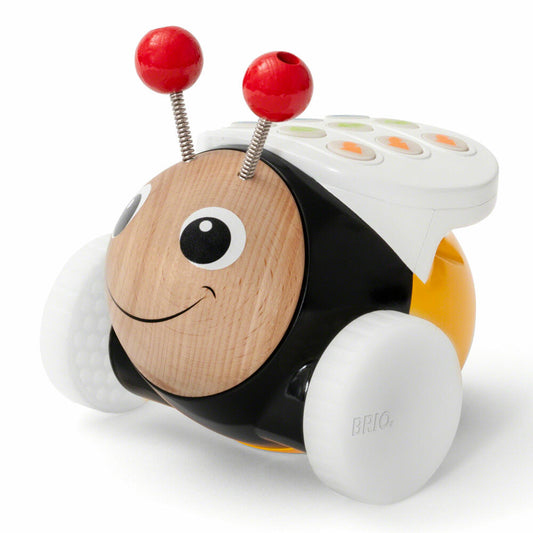 BRIO Code &amp; Go Programmable Bumblebee, Programming, Wooden Toy, Wooden Toy, Toddler, 30154