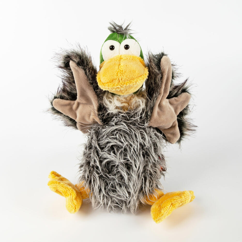 sigikid Gacko Gack Kikeriki, Kuscheltier, Stofftier, Schmusetier, 28 cm, 42996