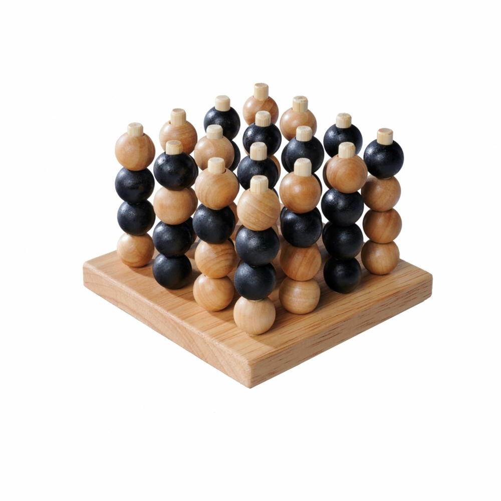 Noris Deluxe 4er Reihe 3D, Spieleklassiker, Denkspiel, Strategiespiel, ab 6 Jahren, 606102033