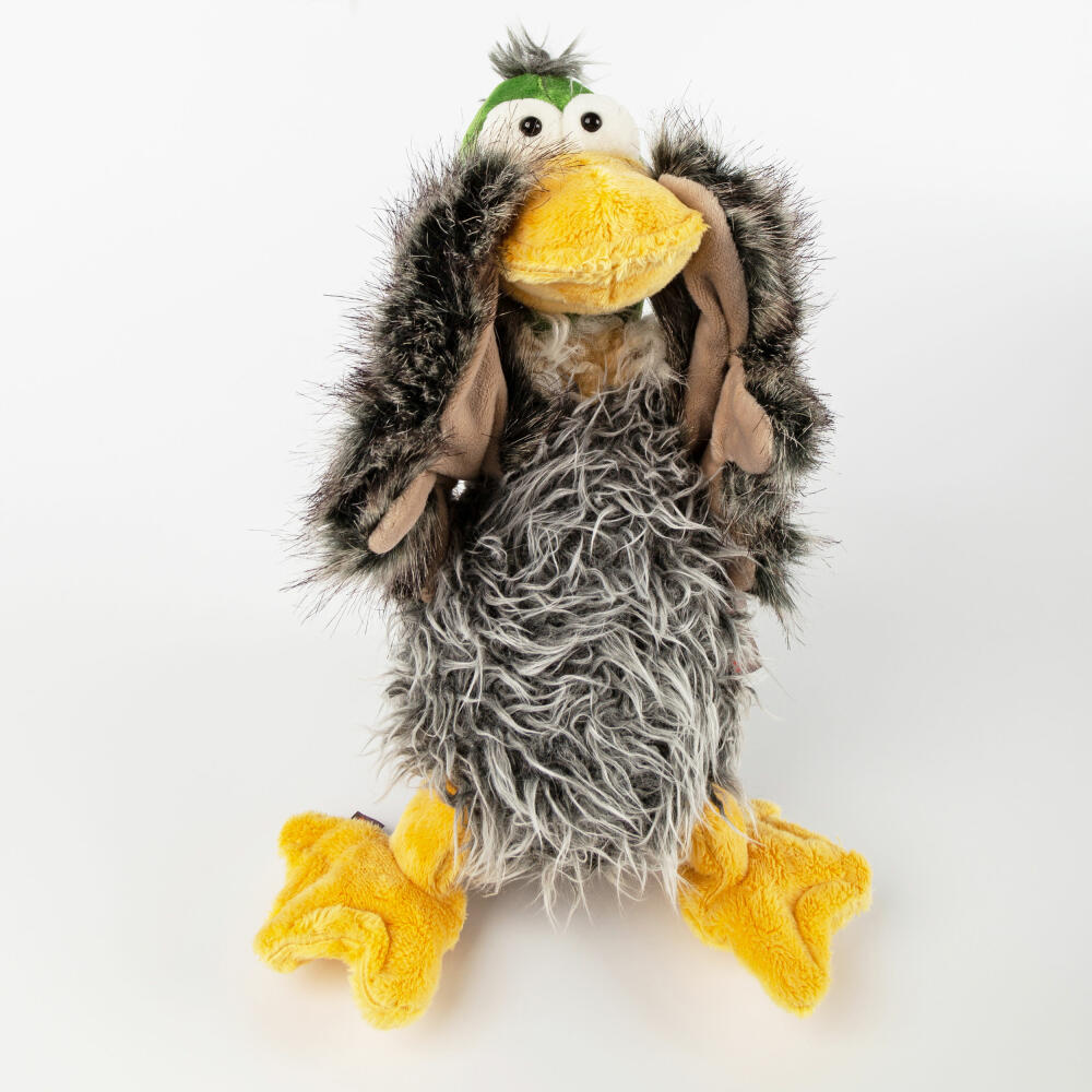 sigikid Gacko Gack Kikeriki, Kuscheltier, Stofftier, Schmusetier, 28 cm, 42996