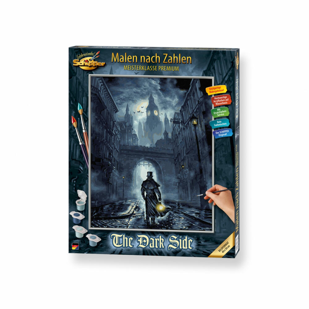 Schipper Malen nach Zahlen The Dark Side, Meisterklasse Premium, Malvorlage, Wandbild, 40 x 50 cm, 609130889