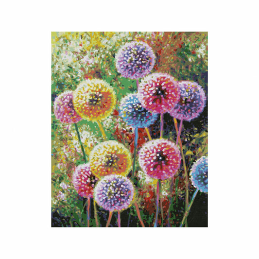 Schipper Malen nach Zahlen Blütenfeuerwerk, Meisterklasse Premium, Malvorlage, Wandbild, 40 x 50 cm, 609130872
