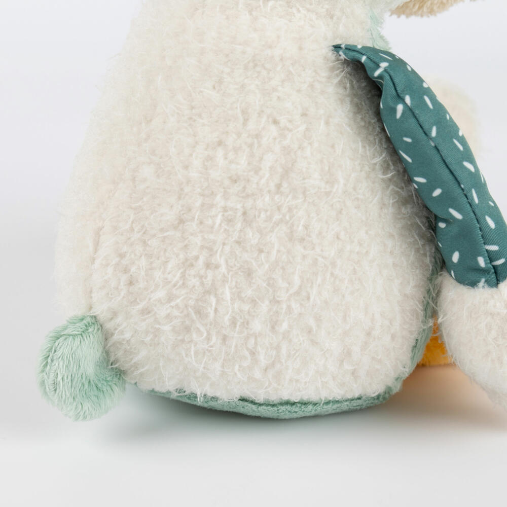 sigikid Patchwork Sweety Eisbär Yellow, Kuscheltier, Plüschtier, Schmusetier, Polyester, 31 cm, 43235