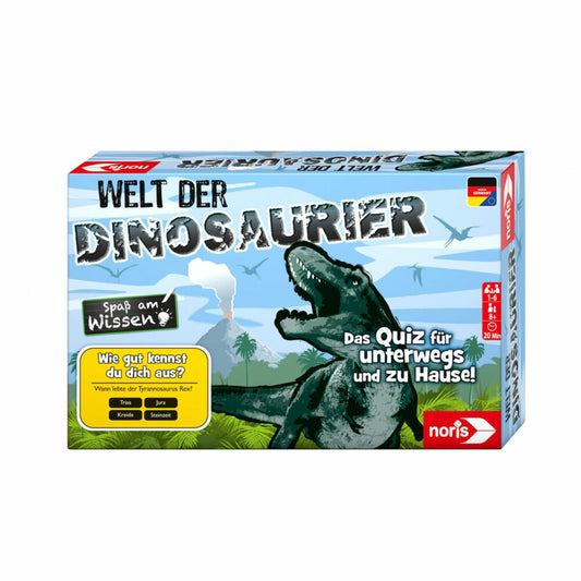 Noris World of Dinosaurs, quiz game, knowledge game, educational game, from 8 years, 606011612