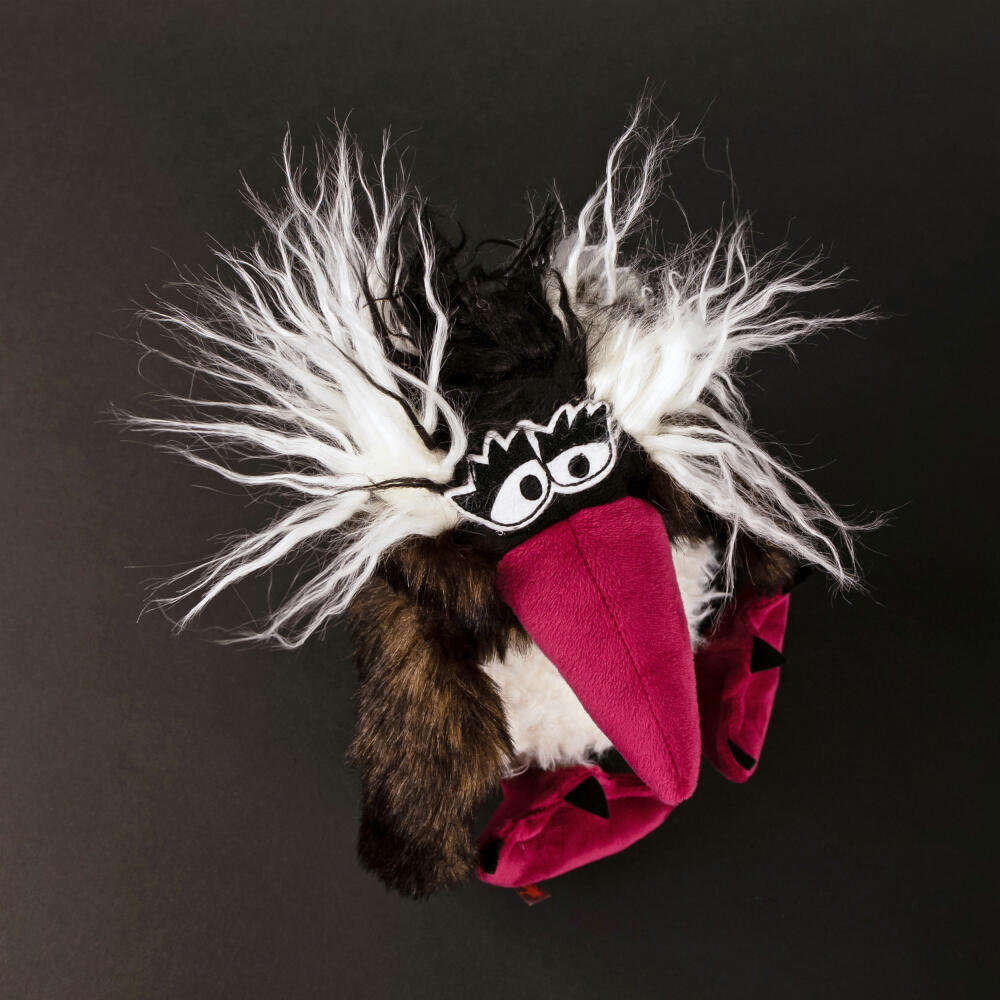 sigikid Rock Hopper Kikeriki, Kuscheltier, Stofftier, Schmusetier, Weiß, 22 cm, 42994