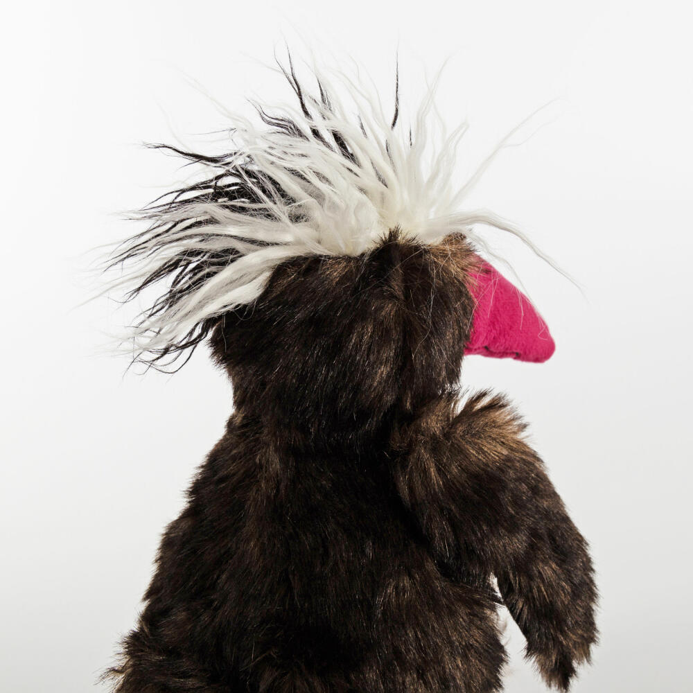 sigikid Rock Hopper Kikeriki, Kuscheltier, Stofftier, Schmusetier, Weiß, 22 cm, 42994