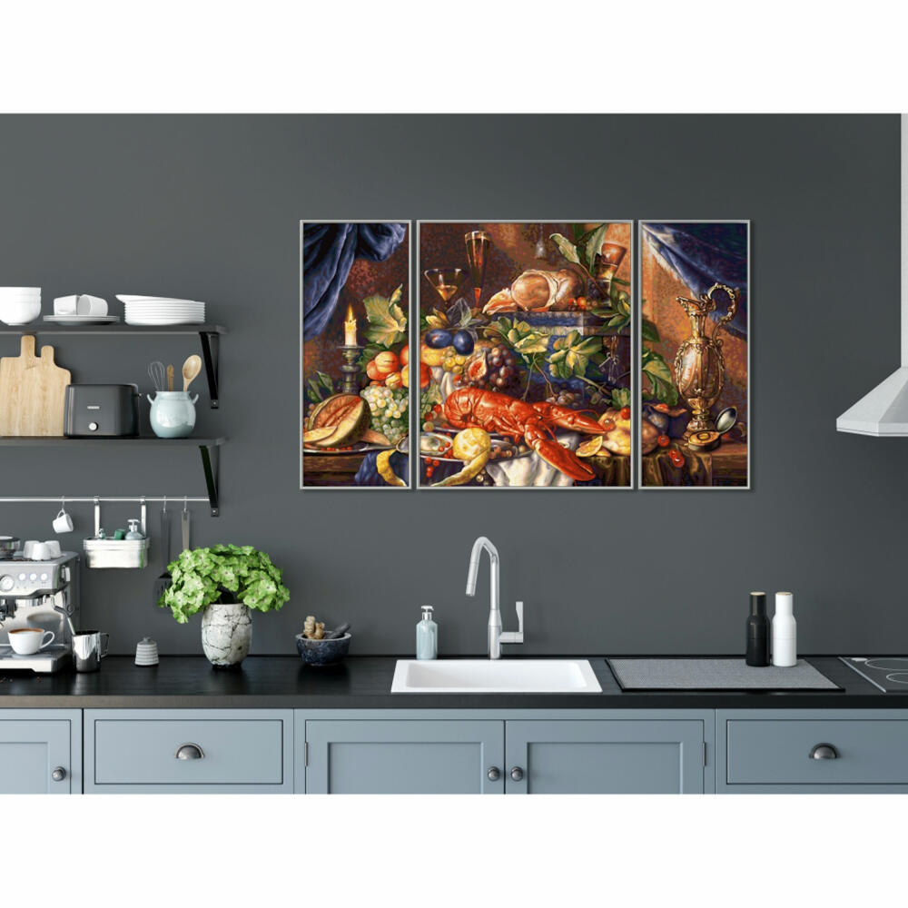 Schipper Malen nach Zahlen Prunkstillleben, Meisterklasse Triptychon, Malvorlage, Wandbild, 609260864